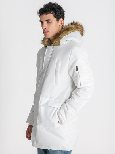 overcoats / White Delight Coat