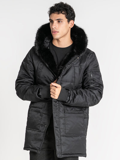 overcoats / Black Depth Coat