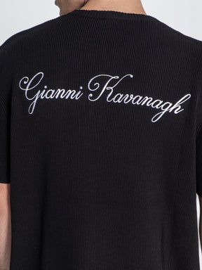 t-shirts / Black Identity Knit Tee