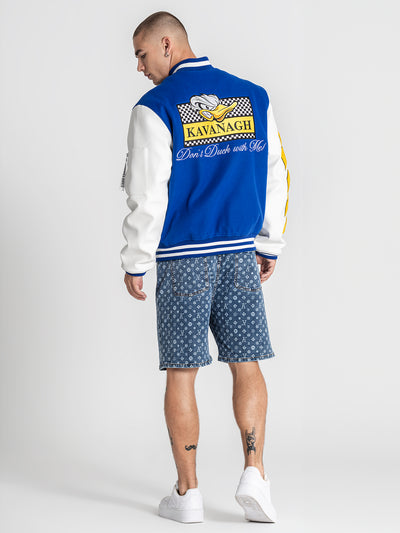 bombers / Blue Grumpy Duck Bomber Jacket