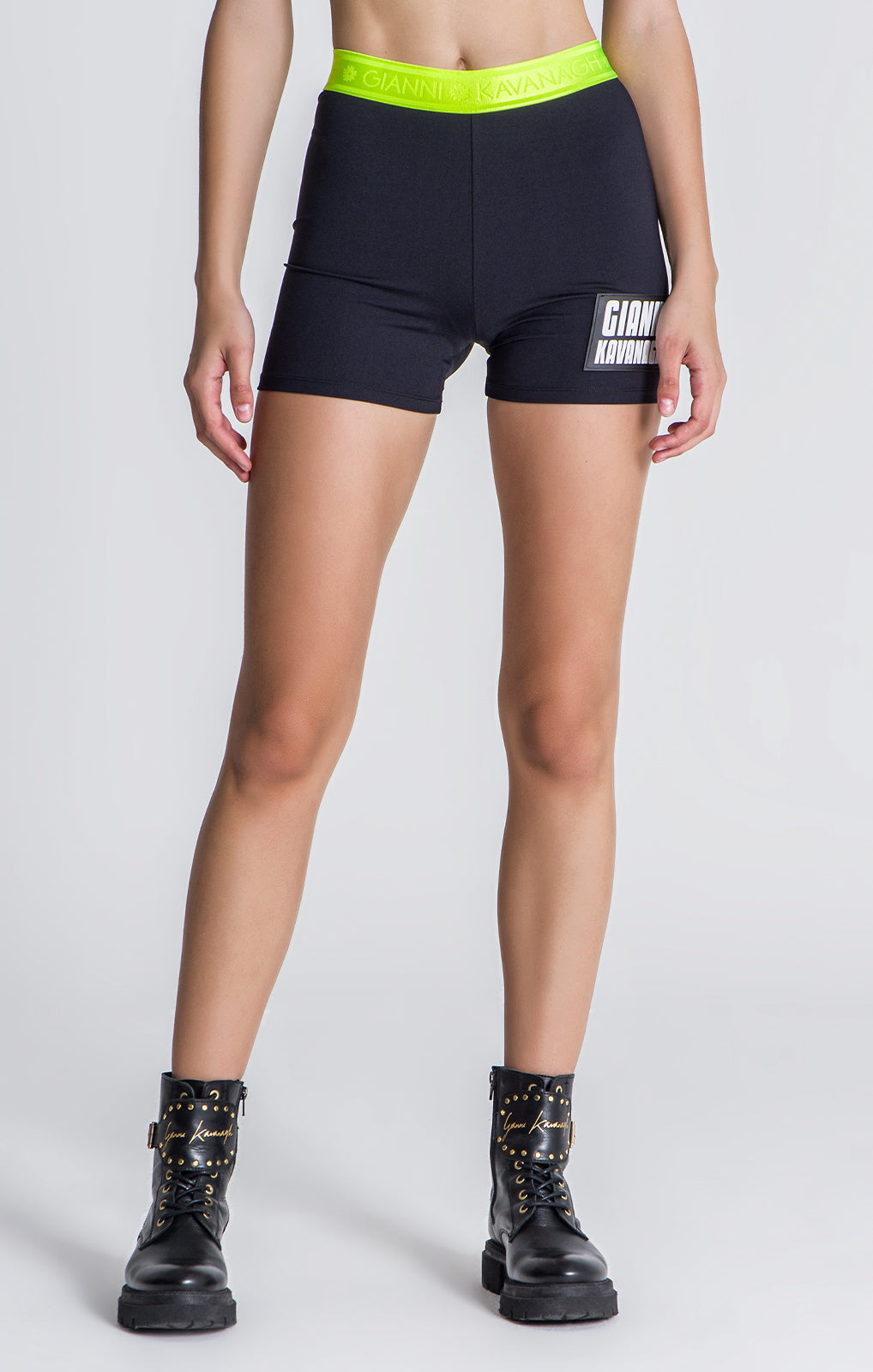 Black Copacabana Elastic Shorts