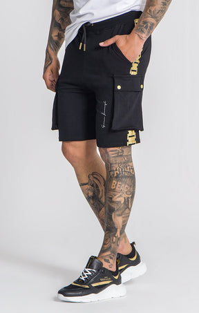 Black Forever More Cargo Shorts