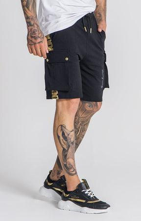 Black Forever More Cargo Shorts