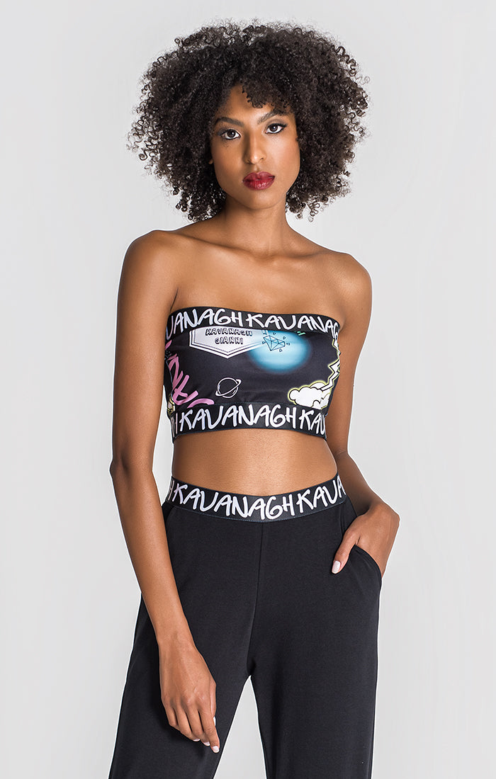 Black Candy Crop Top