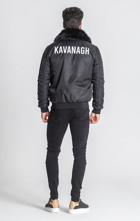 Black Hollywood Bomber Jacket