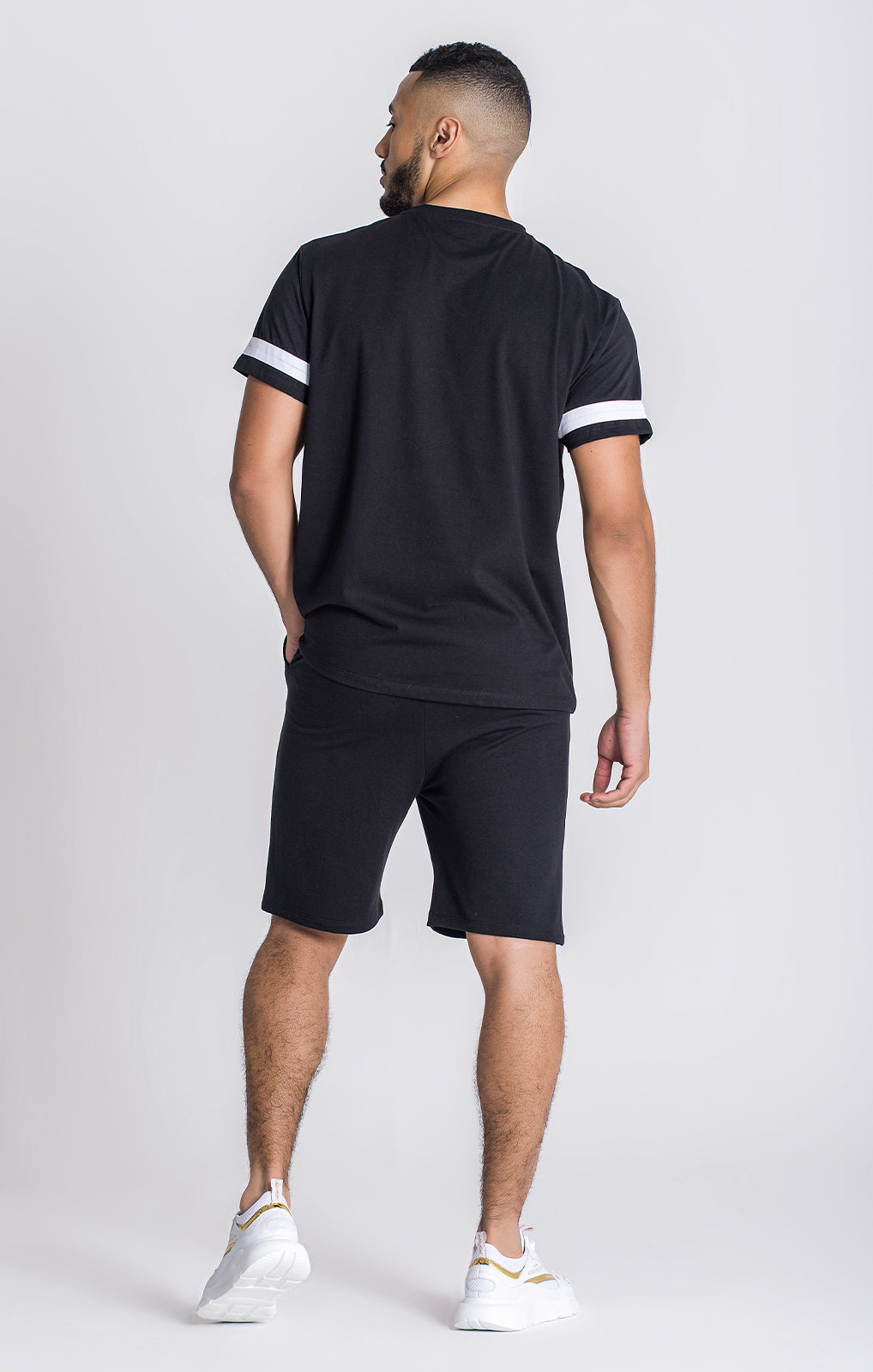 Black GK25 Crystals Oversized Tee