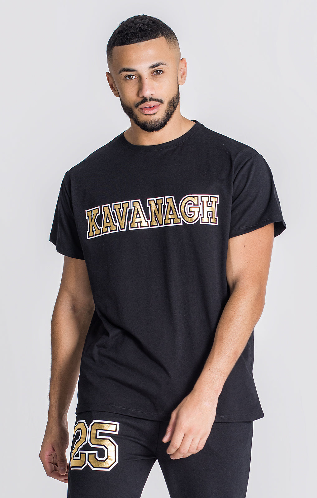 Black GK25 Oversized Tee