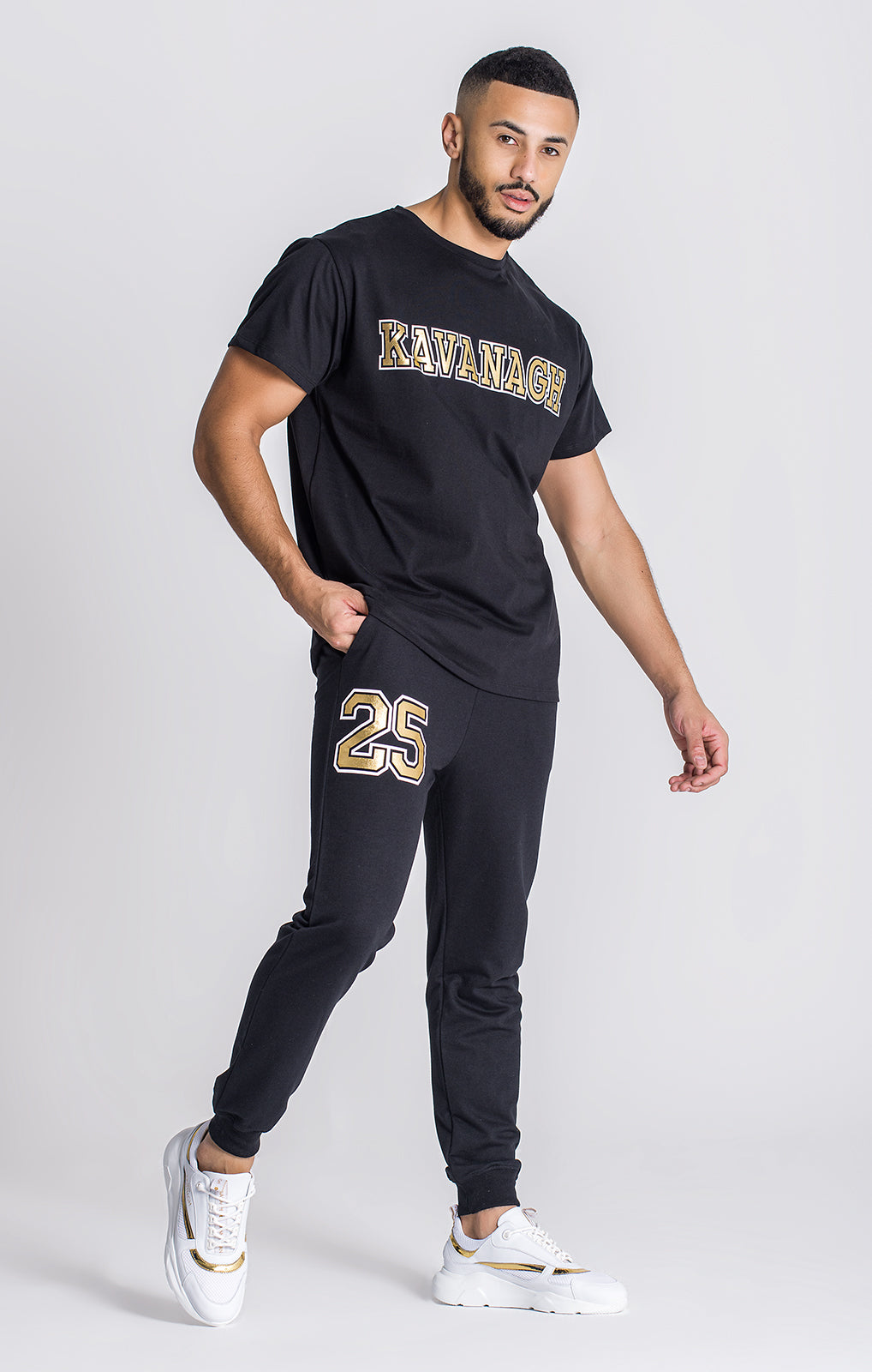 Black GK25 Oversized Tee