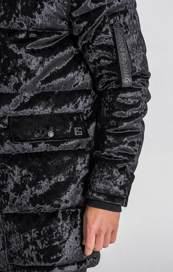 Black iD Velvet Coat