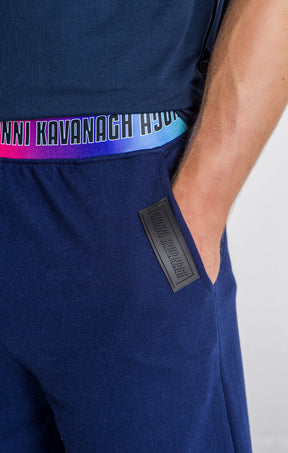 Blue Torsion Shorts