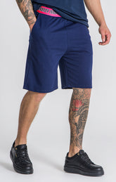 Blue Chromatica Elastic Shorts