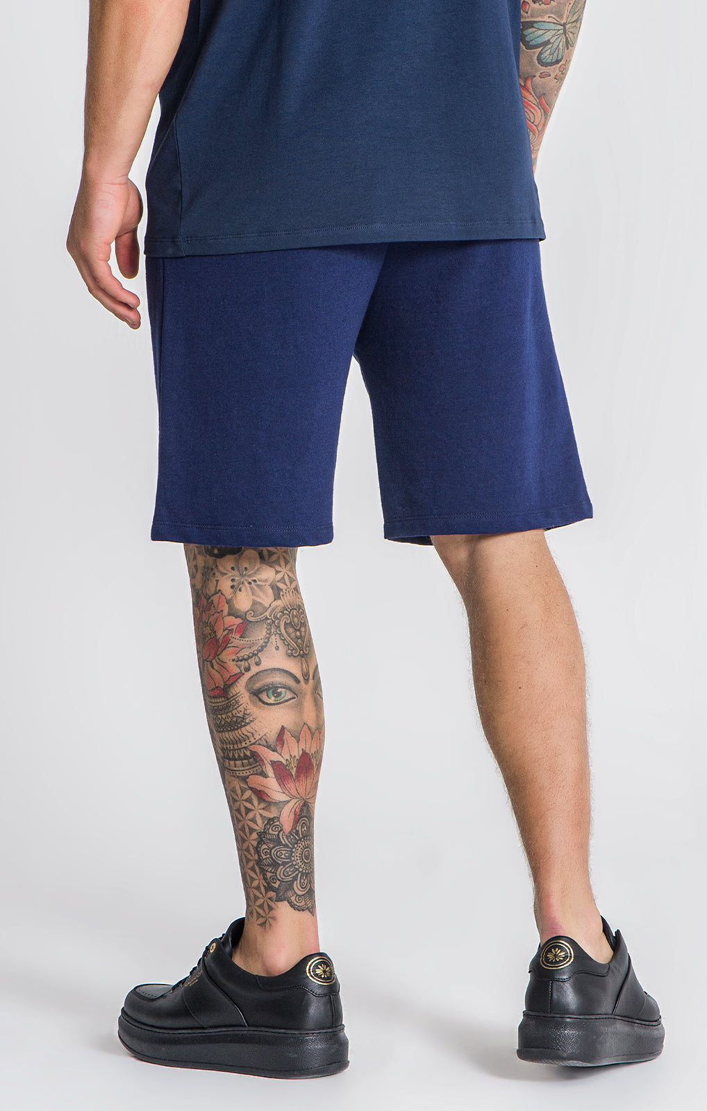 Blue Torsion Shorts