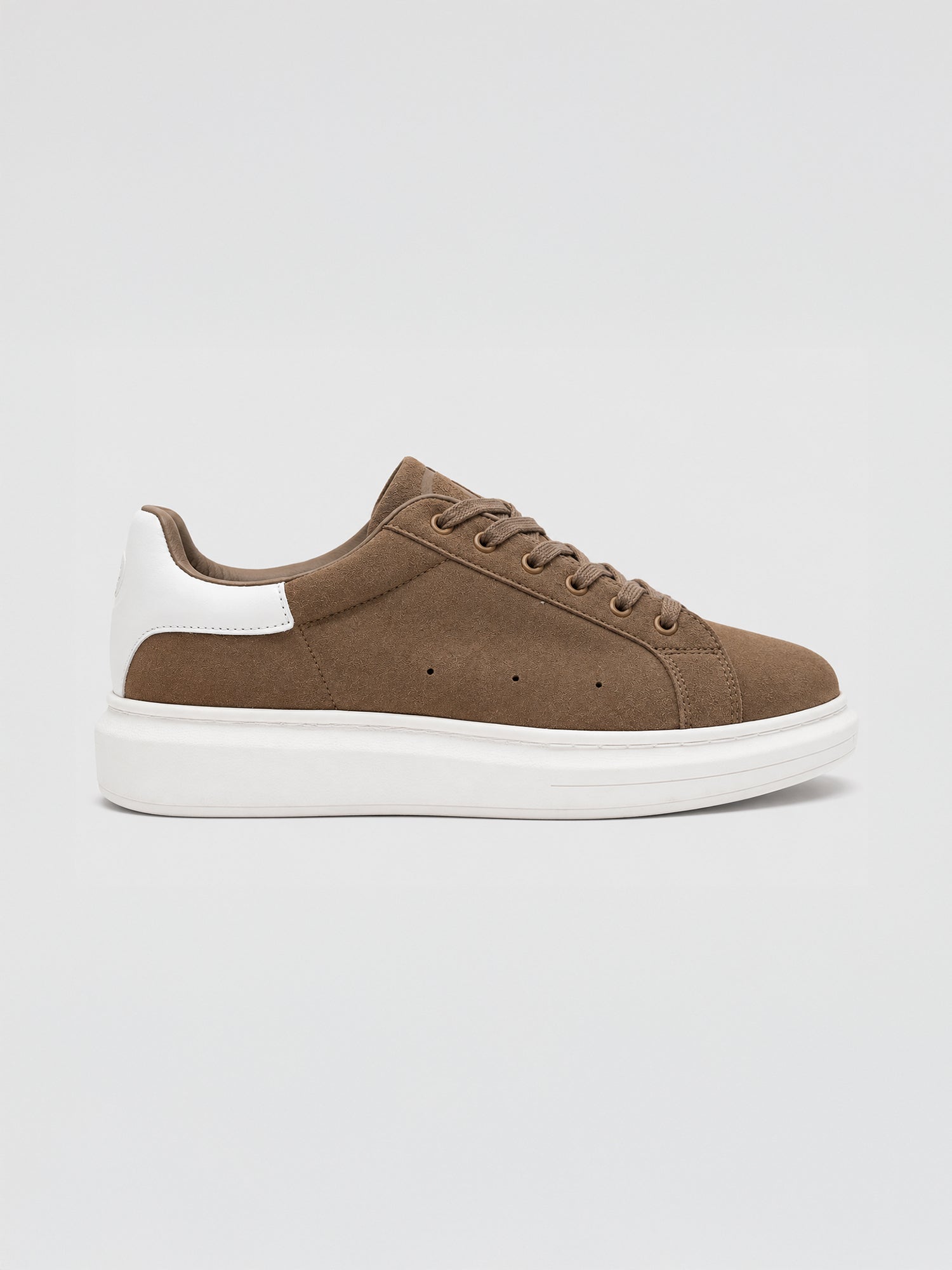 Beige GG Suede Sneakers
