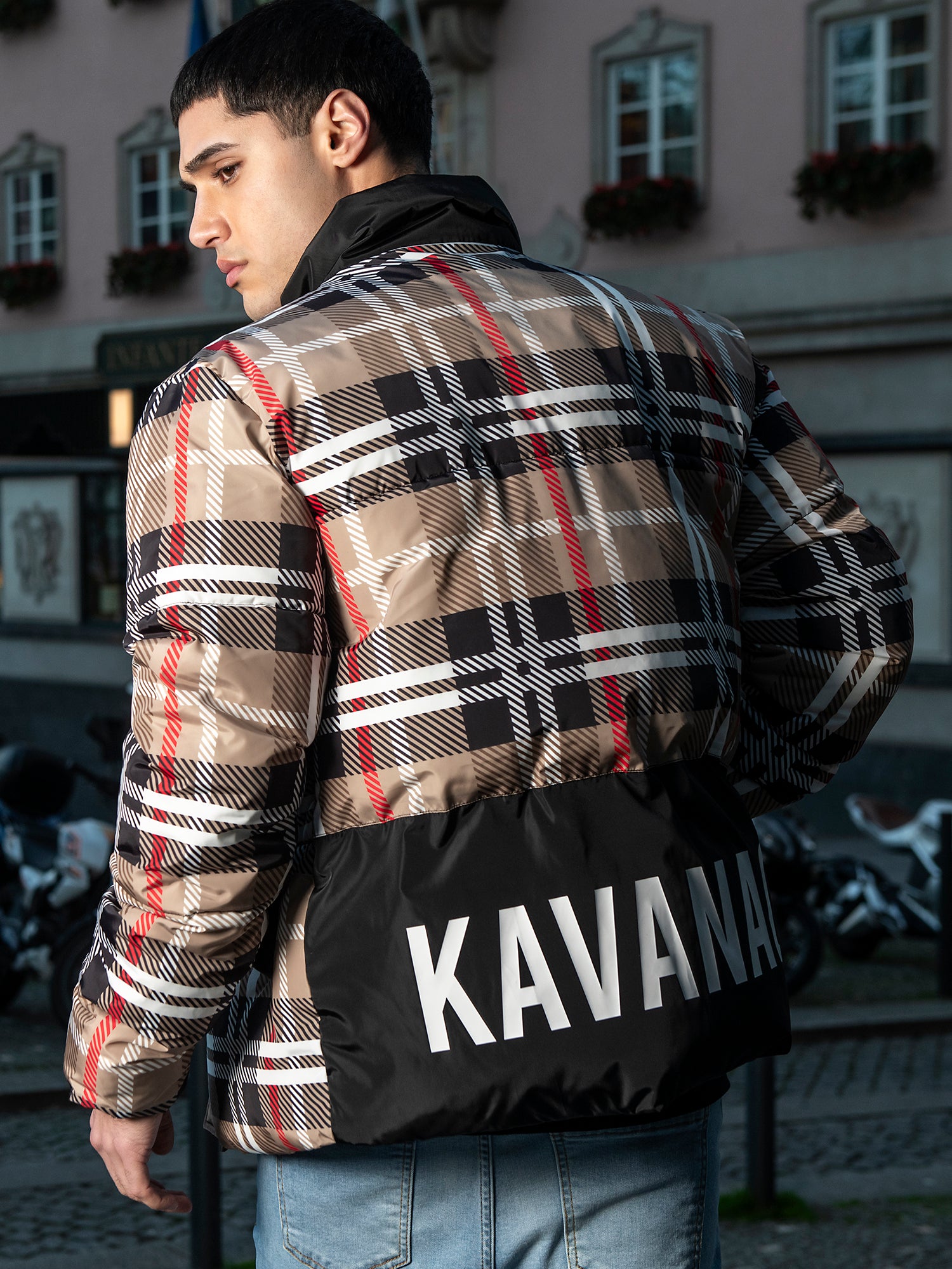 Multicolor British Puffer Jacket