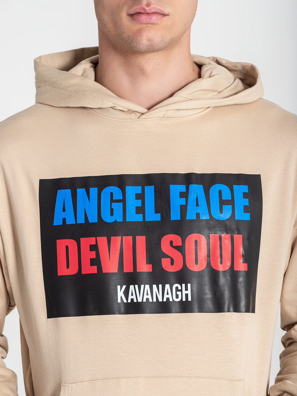 Beige Doppelganger Hoodie