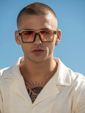 Green Visionary Sunglasses