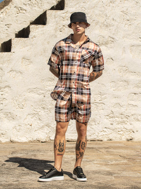 Multicolor British Satin Shirt