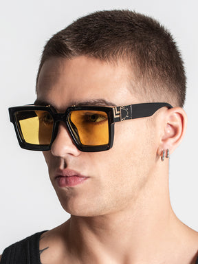 Yellow Fashionista Sunglasses