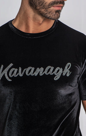 Black Lavish Silver Tee