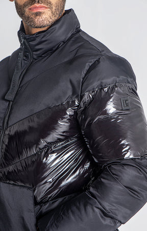 Black Division Puffer Jacket