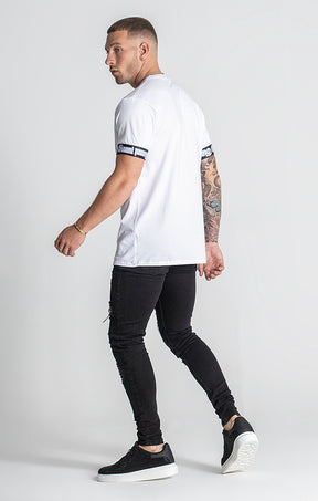 White Nostalgia Elastic Tee