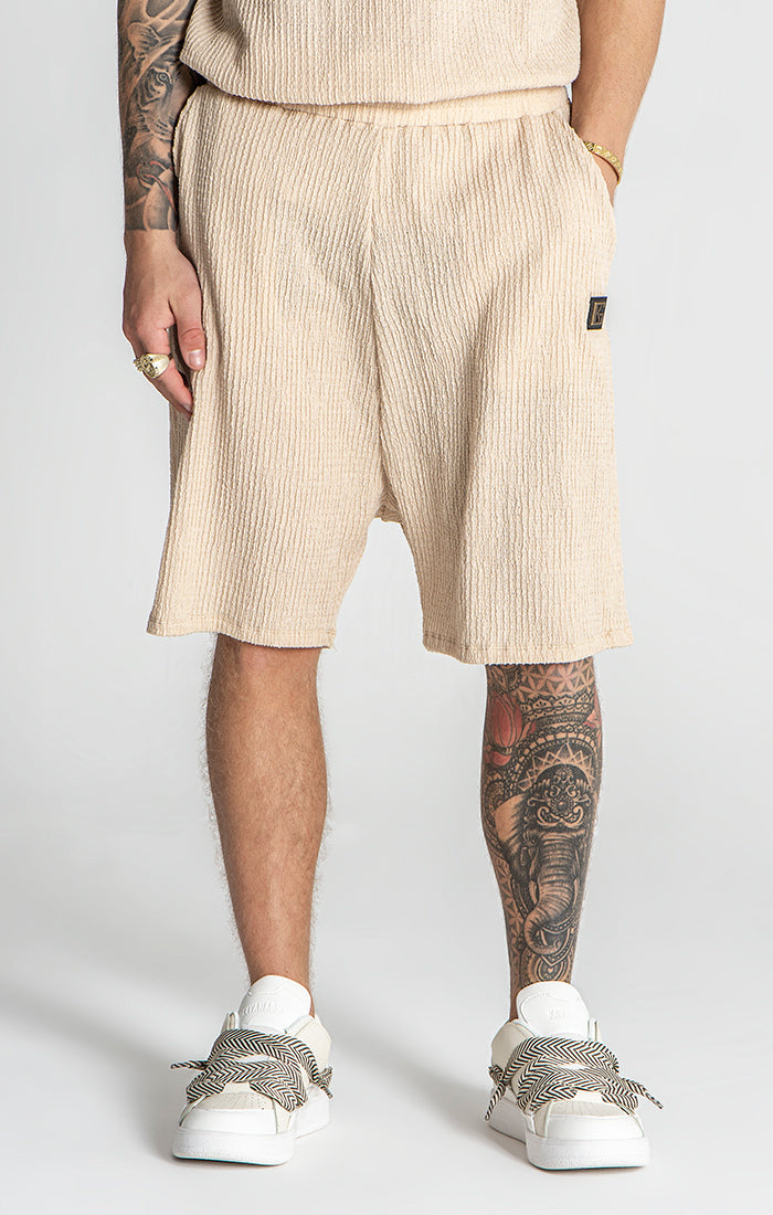 Beige Resort Shorts