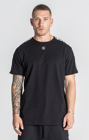 Black Message Tee