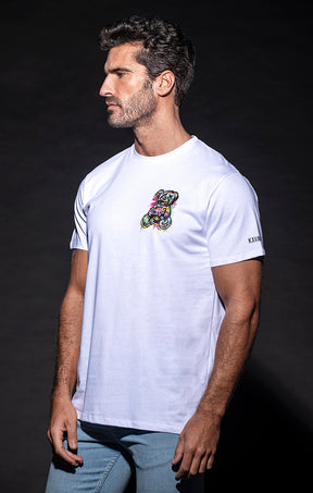 White Anniversary Art Teddy Tee