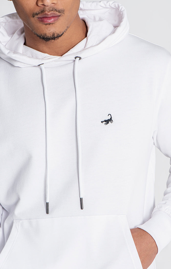 White Essential Scorpio Hoodie