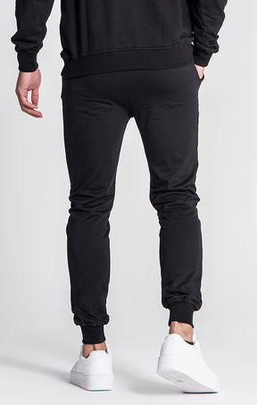 Black Essential Micro Joggers