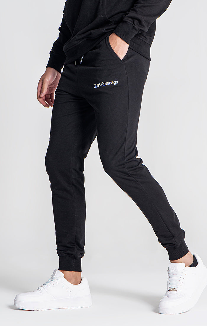 Black Essential Micro Joggers