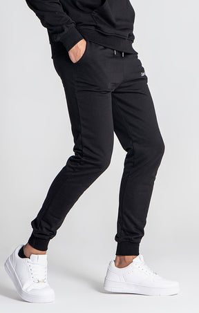 Black Essential Micro Joggers