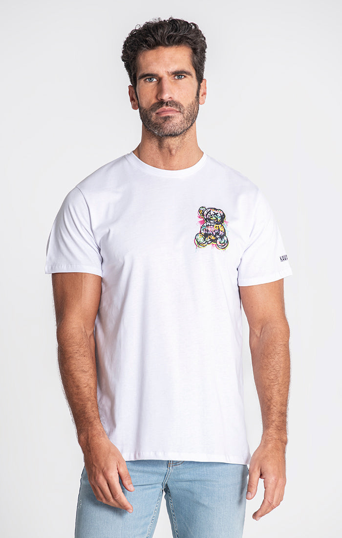 White Anniversary Art Teddy Tee