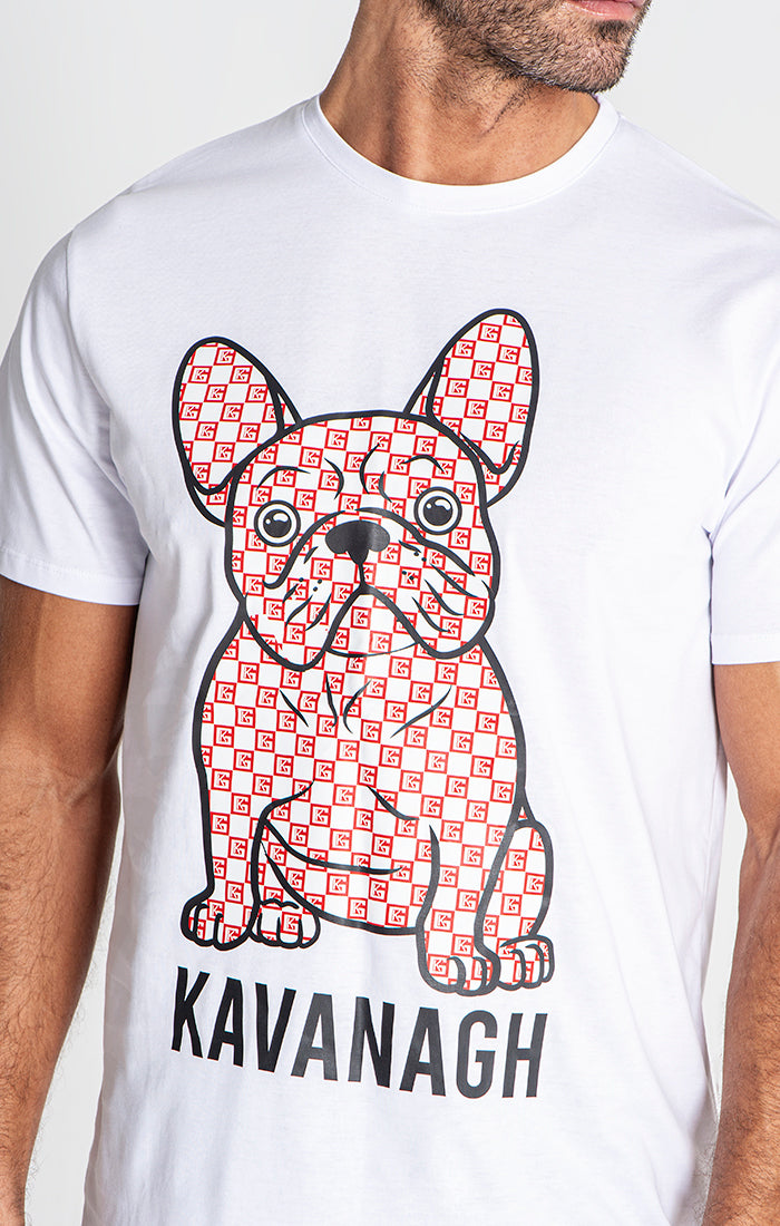 White Anniversary Dog Tee