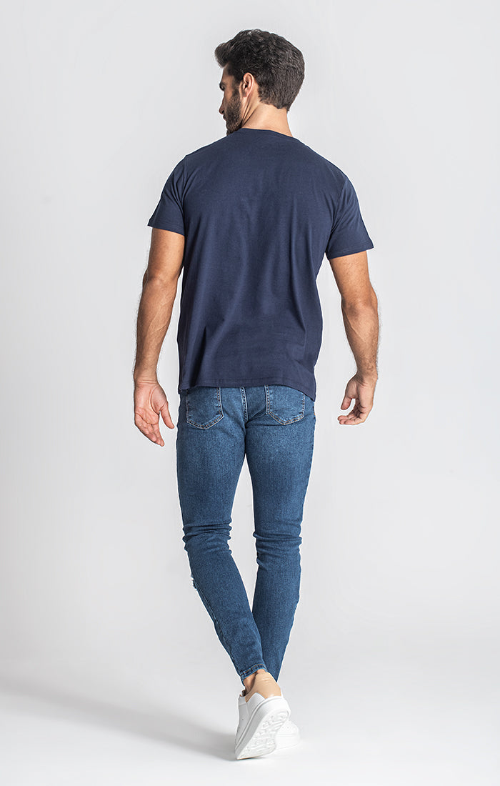 Navy Blue Bergen Tee