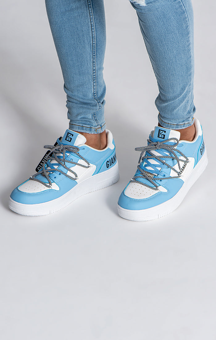 Blue Wrapped Sneakers