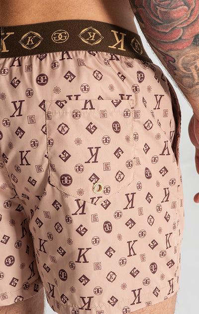 Beige ChoKo Swimshorts