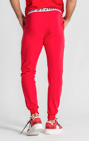 Red Drift Joggers