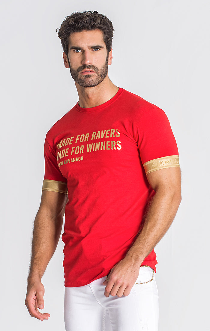 Red Berlin Elastic Tee