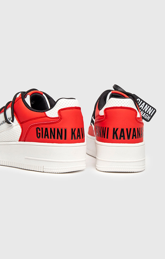 Red Wrapped Sneakers