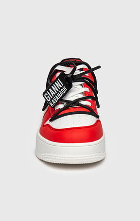 Red Wrapped Sneakers
