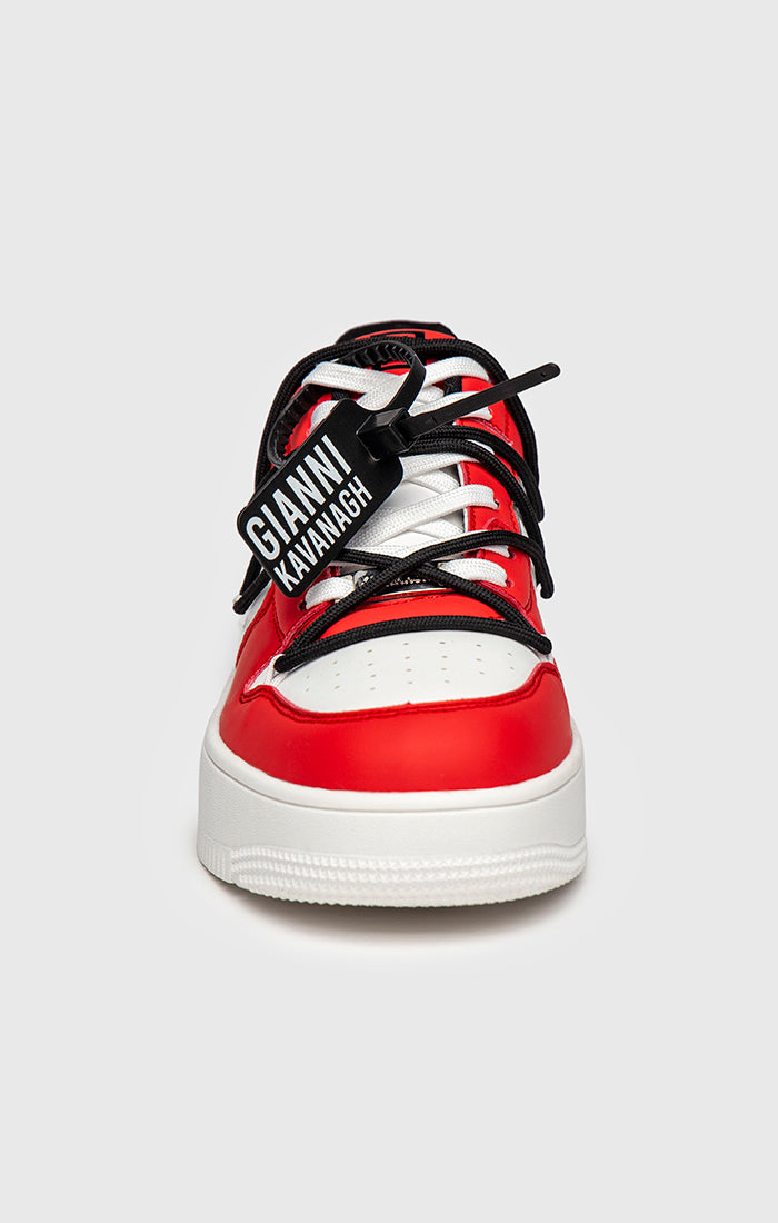 Red Wrapped Sneakers
