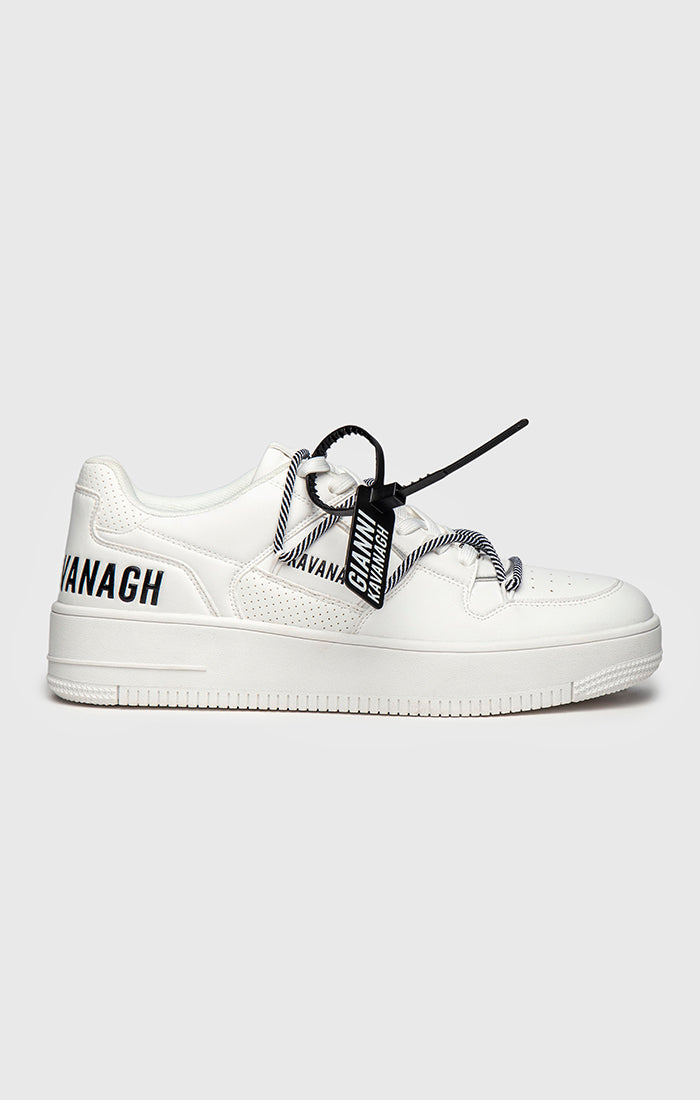 White Wrapped Sneakers