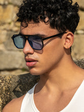 Blue Pilot Sunglasses
