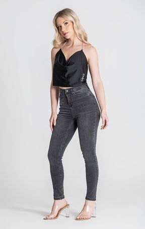 Black Thunder Crop top