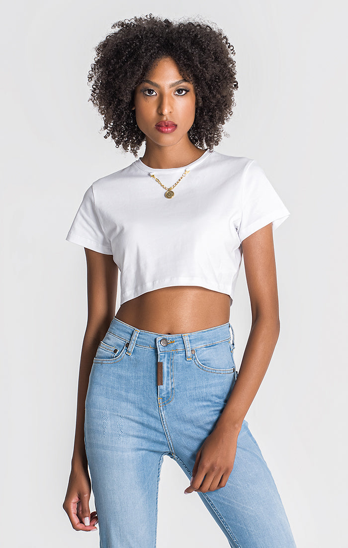 White Sunlight Chain Tee