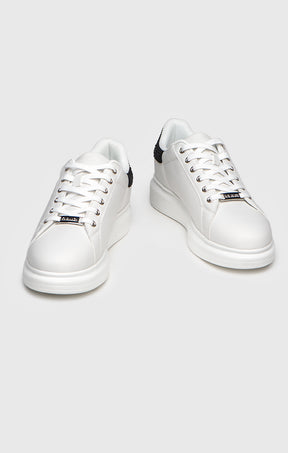 White Glimpse Up Sneakers