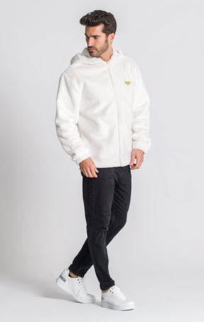 White Newcastle Hoodie Jacket