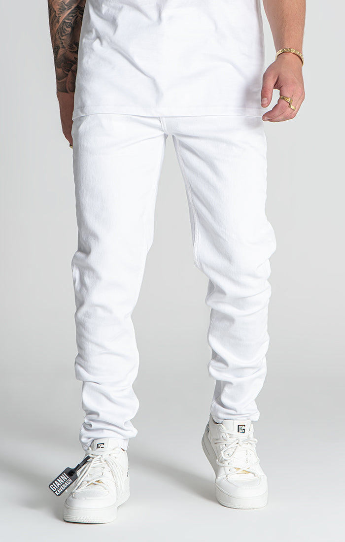 White Slim Fit Jeans