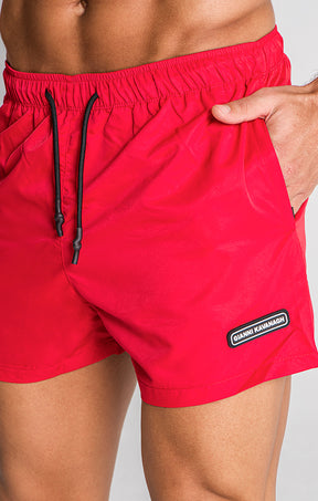 Red Core Swimshorts